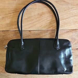 HOBO Black Leather Shoulder Handbag